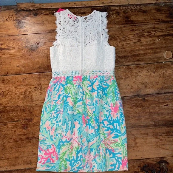 NWT Lilly Pulitzer Sharice Stretch Shift Dress - Picture 9 of 13